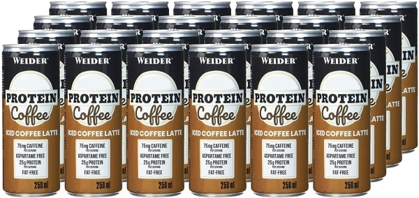 Weider Milk Protein Coffee - 24 x 250ml - Iced Coffee Latte