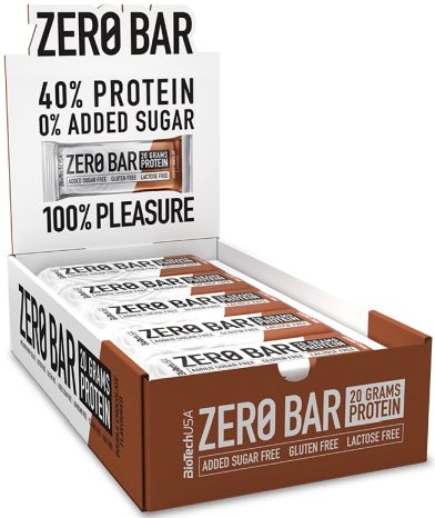 Double Chocolate - BioTechUSA Zero Bar - 20 x 50g Riegel