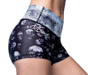 Anarchy Apparel Missfit Hot Pants Black/White - XS