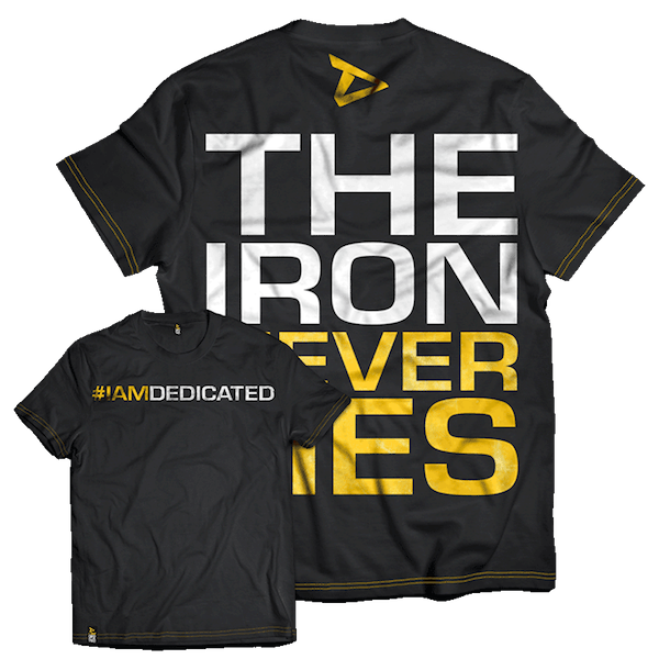 Dedicated Nutrition T-Shirt The Iron Never Lies - S