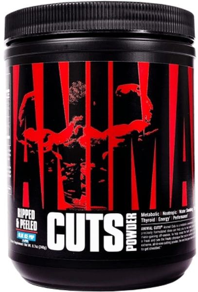 Universal Nutrition Animal Cuts Powder 248g - Blue Ice Pop