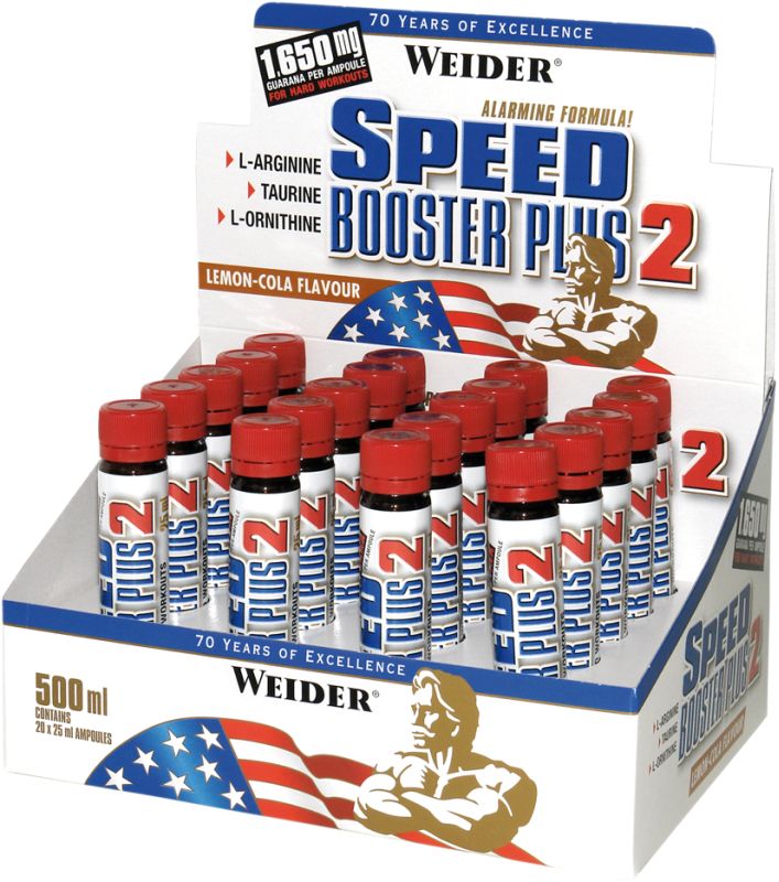 Weider Speed Booster Plus II - 20 Ampullen á 25ml