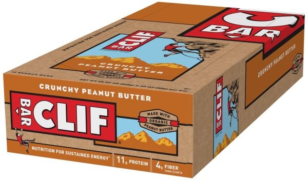 CLIF Bar Energieriegel 12 x 68g Riegel - Crunchy Peanut Butter