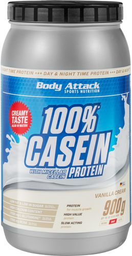Vanilla Cream - Body Attack Casein 900g Dose