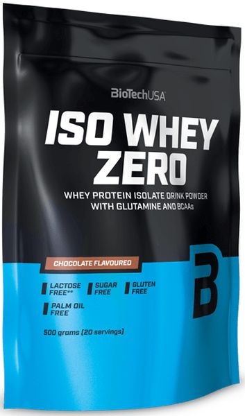 BioTechUSA Iso Whey Zero 500g Beutel - Chocolate 