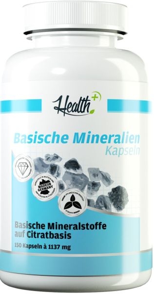 Health+ Basische Mineralien - 150 Kapseln 