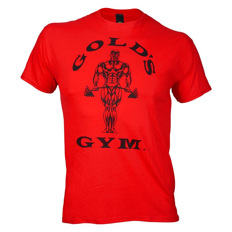 Golds Gym Muscle Joe T-Shirt Red - S