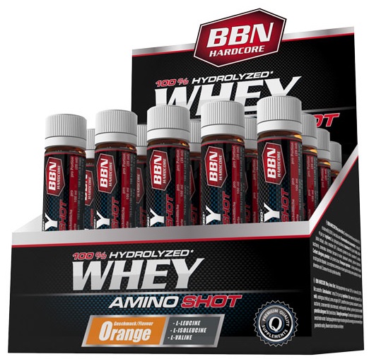 BBN Hardcore Whey Amino Shot 20 Ampullen - Orange