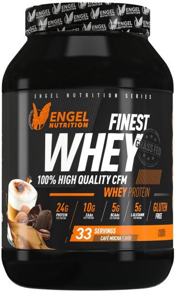 Café Mocha - Engel Nutrition Finest Whey Protein 1000g Dose