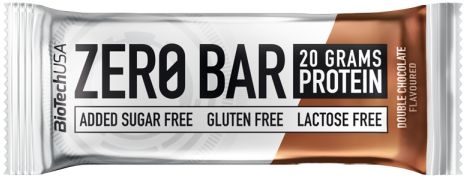 Double Chocolate - BioTech USA Zero Bar 50g Riegel 