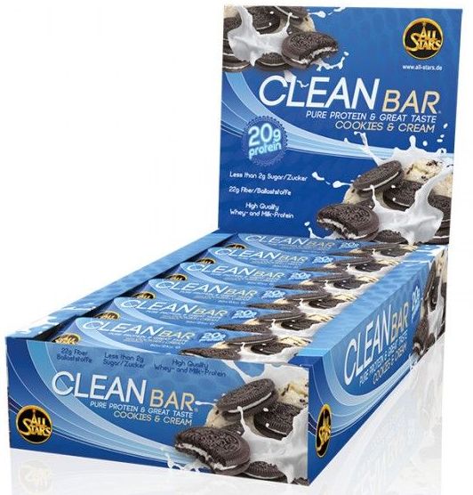 All Stars Clean Bar - 18 x 60g Riegel