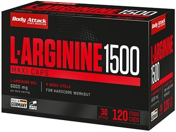 Body Attack L-Arginine 1500 - 120 Maxi Caps