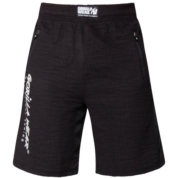 Gorilla Wear Augustine Old School Shorts - Black - S/M