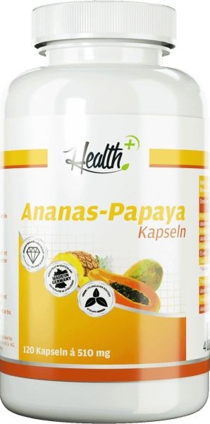 Health+ Ananas Papaya Enzyme - 120 Kapseln