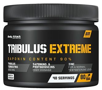 Body Attack Extreme Tribulus - 80 Kapseln