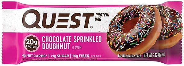 Chocolate Sprinkled Doughnut - Quest Nutrition Quest Bar 1 x 60g Riegel
