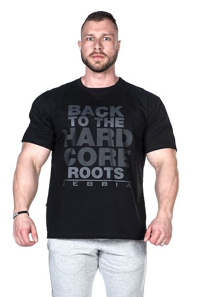 Nebbia Männer Hardcore T-Shirt Schwarz - M