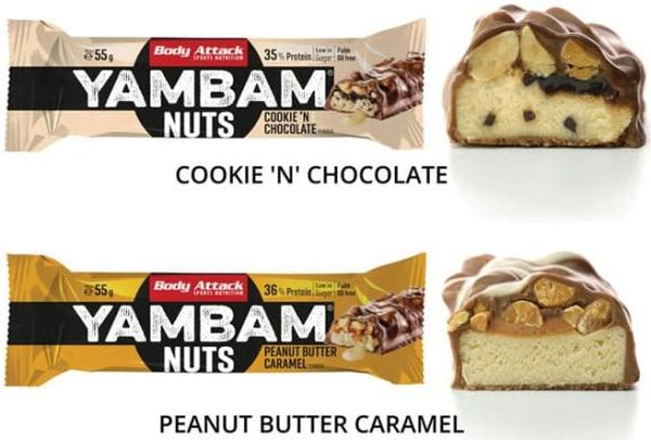 Body Attack YAMBAM Nuts - 55g Riegel