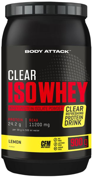 Body Attack Clear Iso Whey 900g - Cherry