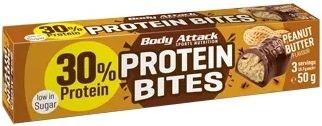 Body Attack Protein Bites 50g - Peanut Butter