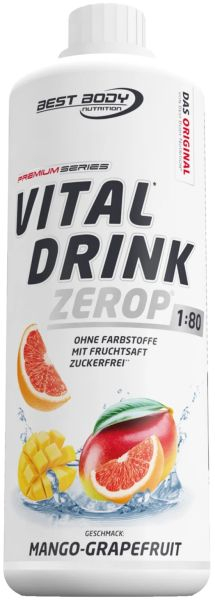 Best Body Nutrition Vital Drink 1 Liter - Mango Grapefruit 