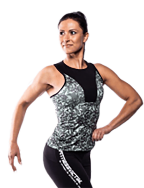 Fitnessvictim Women Camou Tank - XS