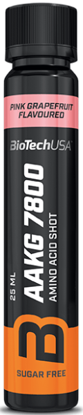 BioTechUSA  AAKG 7800 Ampullen 20 x 25ml - Pink Grapefruit
