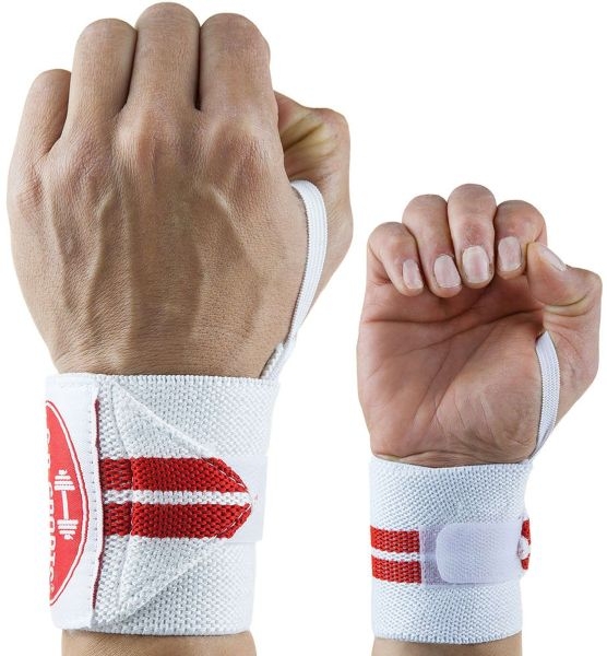 C.P. Sports Handgelenkbandagen weiß 30cm