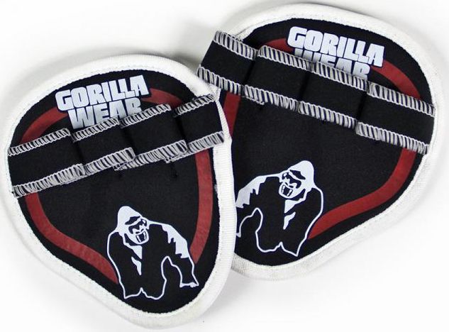 Gorilla Wear Palm Grip Pads - Red