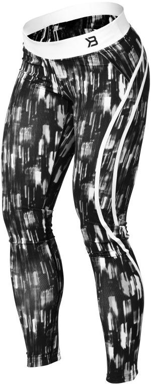 Better Bodies Manhattan Tights Black White - L