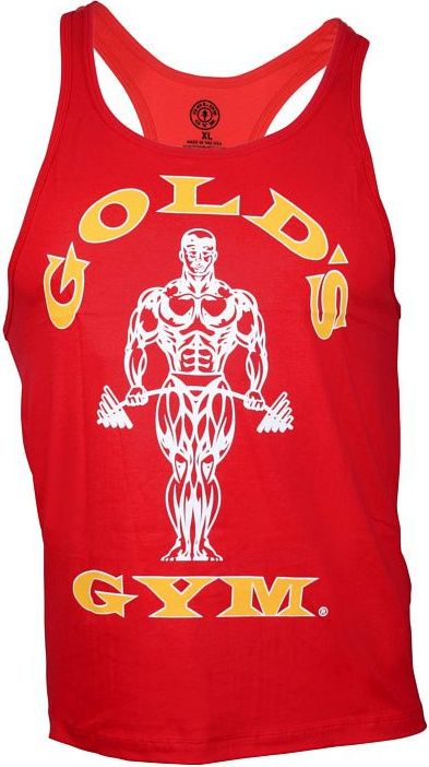 Golds Gym Classic Stringer Tank Top - Red