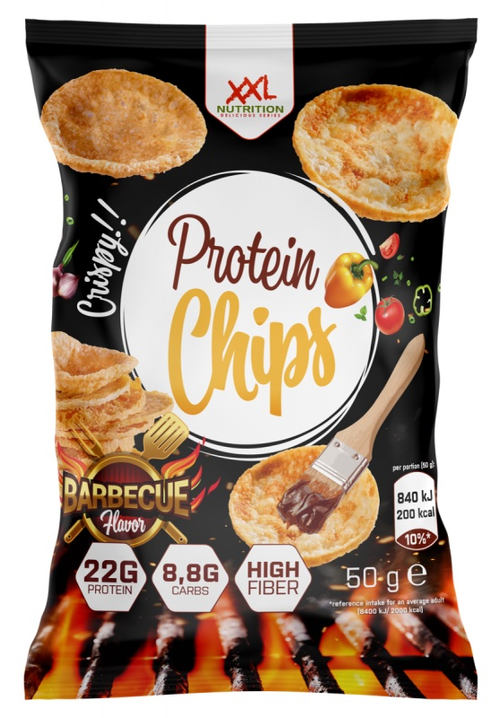 XXL Nutrition Protein Chips 50g Beutel - Barbeque