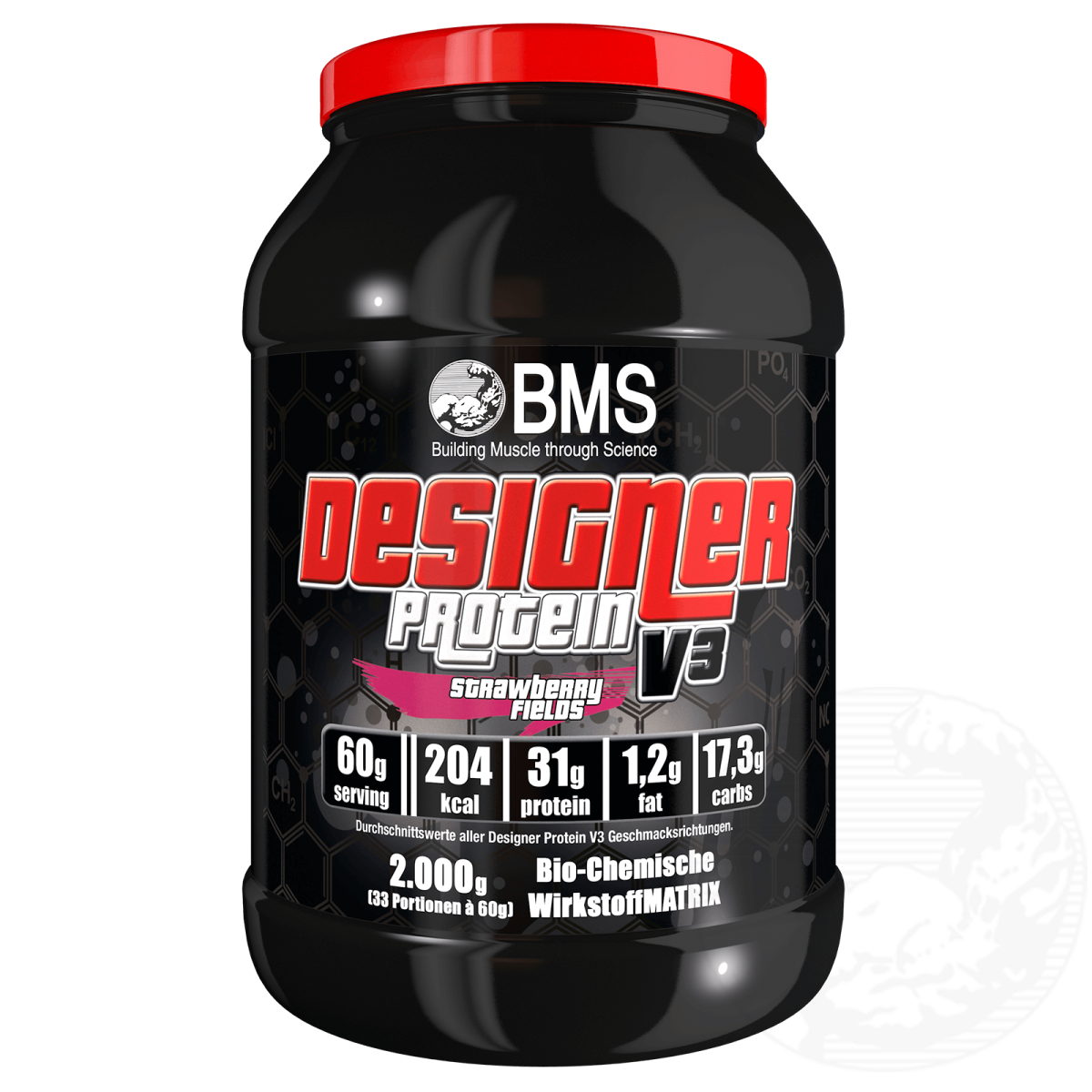 BMS Designer Protein 2000g Dose - Schoko