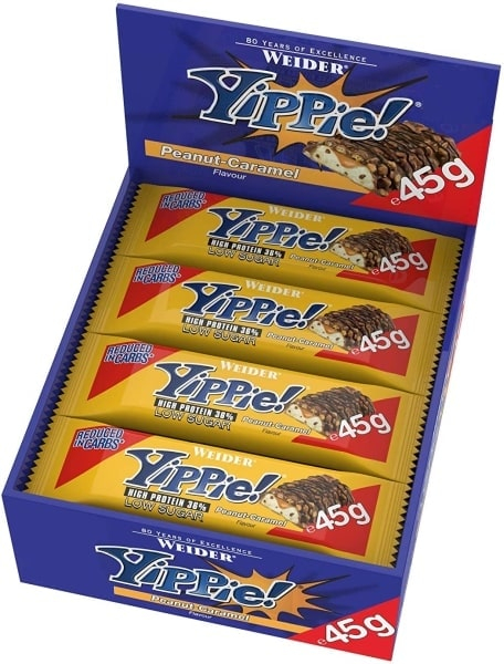 Weider Yippie! Protein Bar - 12 x 45g Riegel