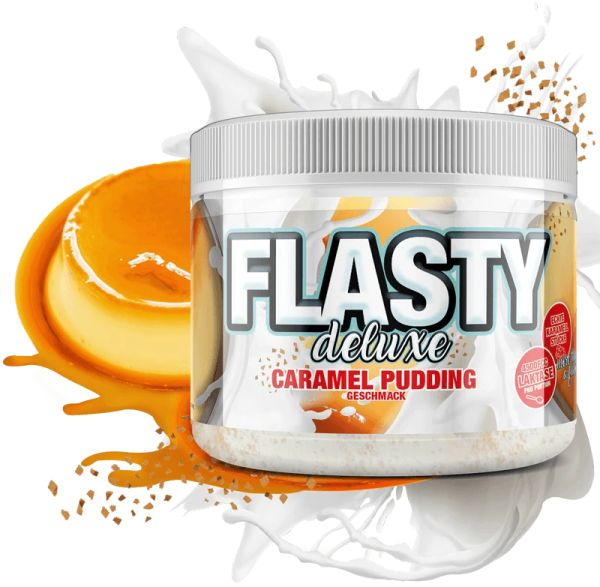 Sinob Flasty Deluxe 250g Dose - Caramel Pudding