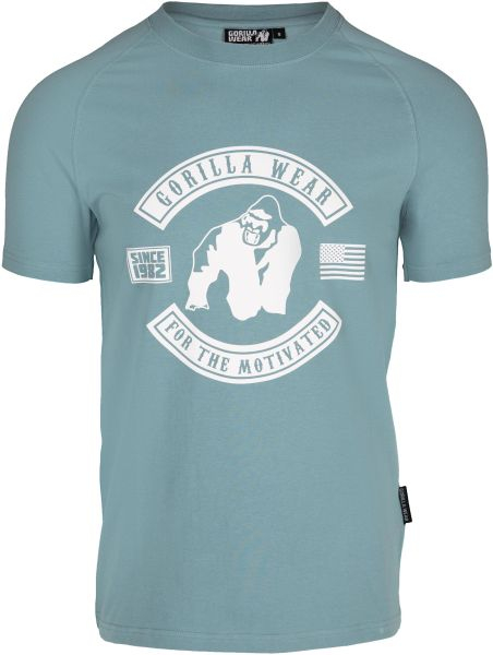Gorilla Wear Tulsa T-Shirt Blau - M