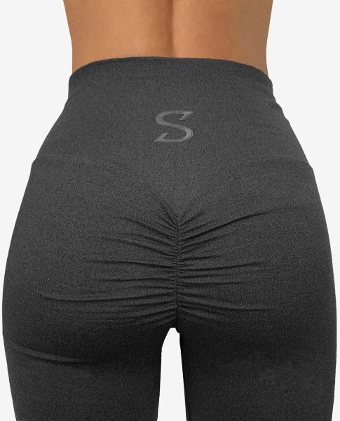 S-Shaped Leggings Sara Basic Anthrazit Melange - XXS