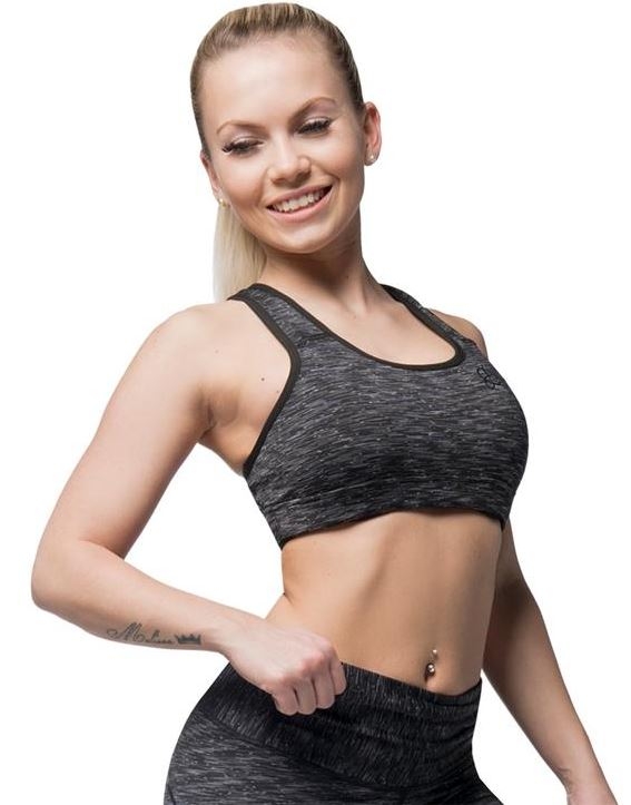 Anarchy Apparel Cushy Sports Bra Grau - XS