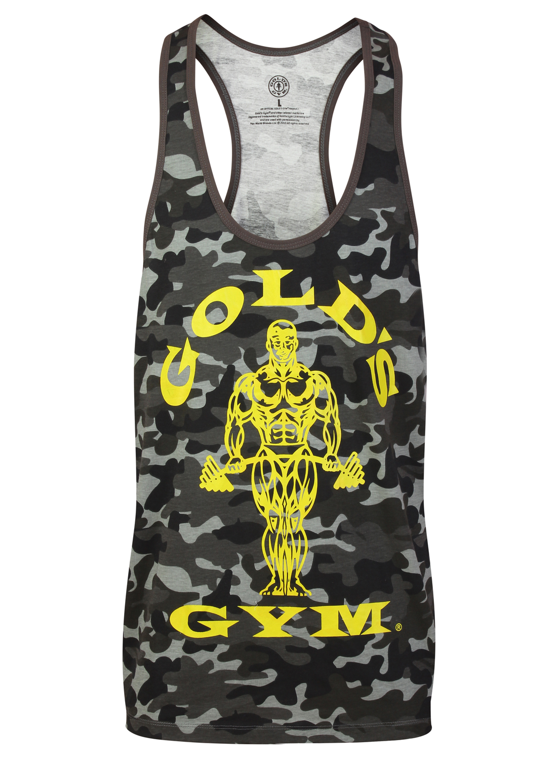 Golds Gym Muscle Joe Premium Tank  - Camo Black