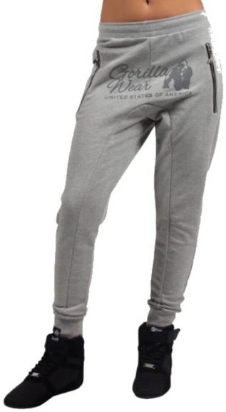Gorilla Wear Celina Drop Crotch Joggers - Grau