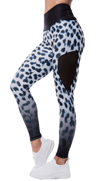 Anarchy Apparel Compression Leggings Siberia Black/White - S