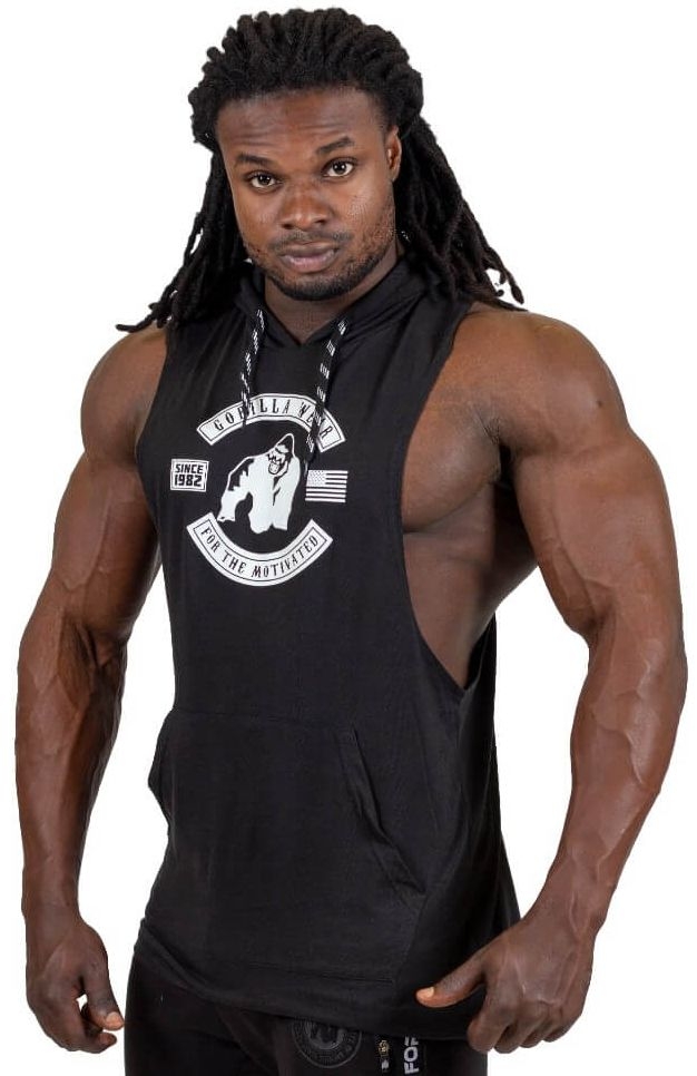 Gorilla Wear Lawrence Hooded Tank Top - Schwarz