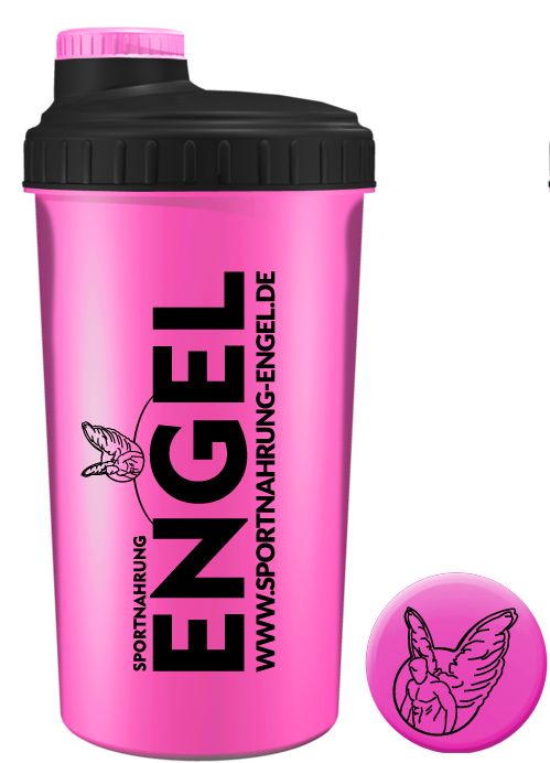 Sportnahrung-Engel Shaker 2.0 - Pink | Schwarz