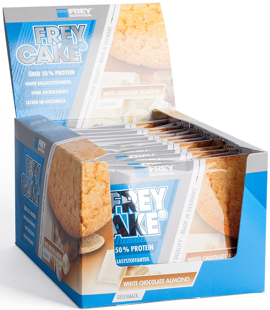 FREY Cake 12 x 75 g Cookies - White Chocolate Almond