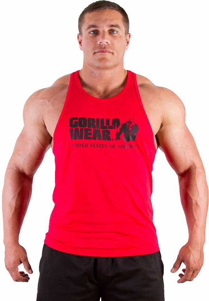 Gorilla Wear Classic Tank Top - Tango Red 