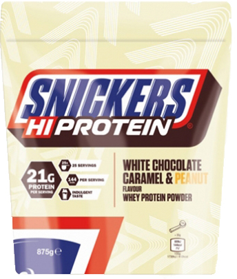 Snickers White Hi Protein Powder - 875g Beutel