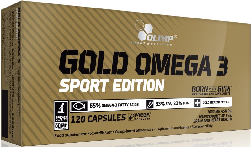 Olimp Gold Omega-3 Sport Edition - 120 Kapseln