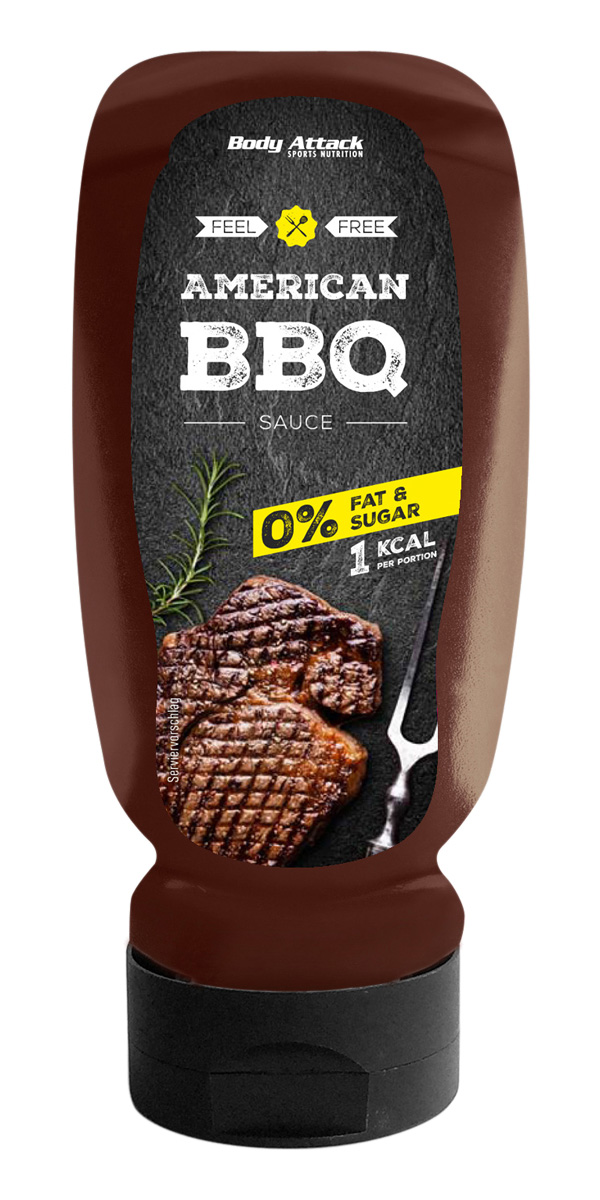 Body Attack American BBQ Sauce - 320ml