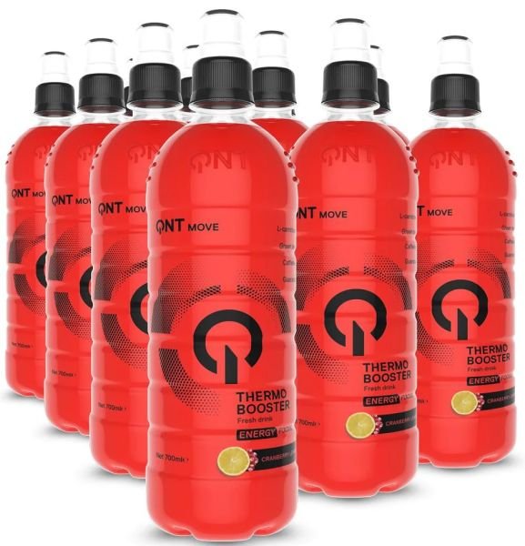 QNT Thermo Booster 12 x 700ml Drink - Cranberry Lemon