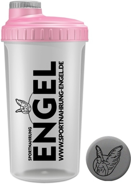 Sportnahrung-Engel Shaker 2.0 - Transparent | Rosa